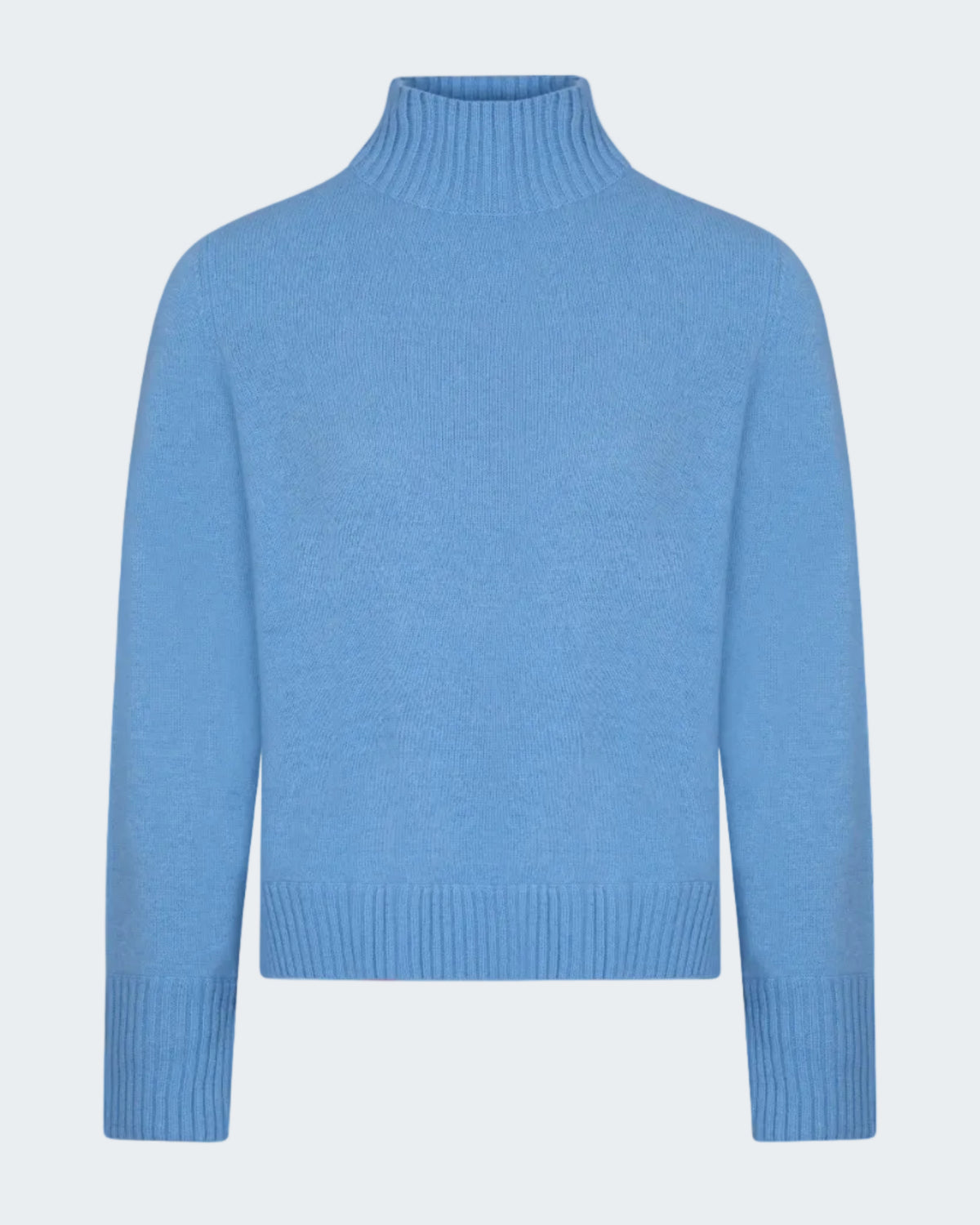 Mockneck Sweater in Blue