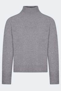 Mockneck Sweater in Fresh Pepper