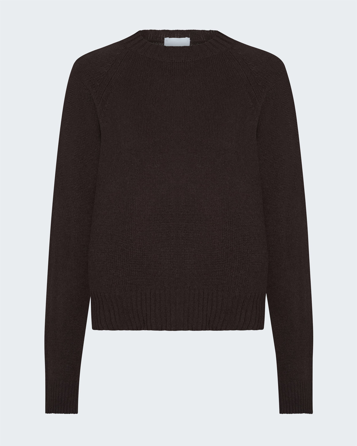 Crew Neck Sweater in Chocolate