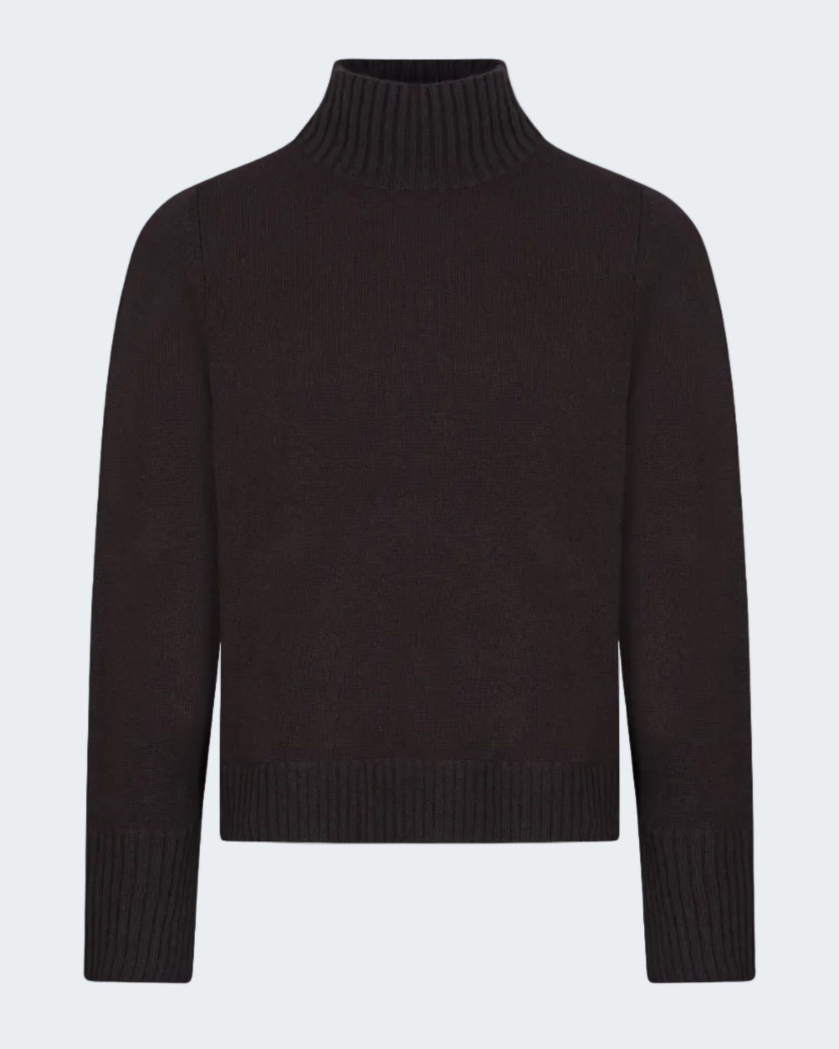 Mock Neck Sweater Chocolate