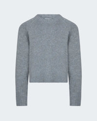 Crew Neck Sweater in Grey