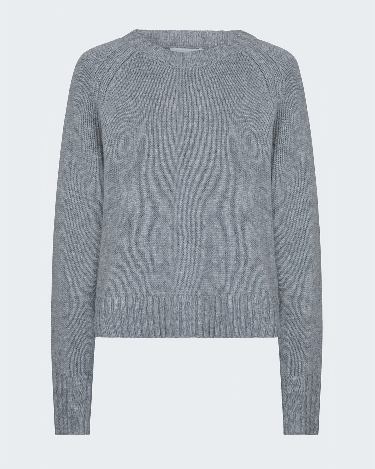 Crew Neck Sweater in Grey