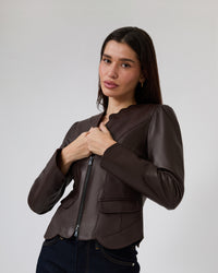 Eunice Jacket in Marula Brown