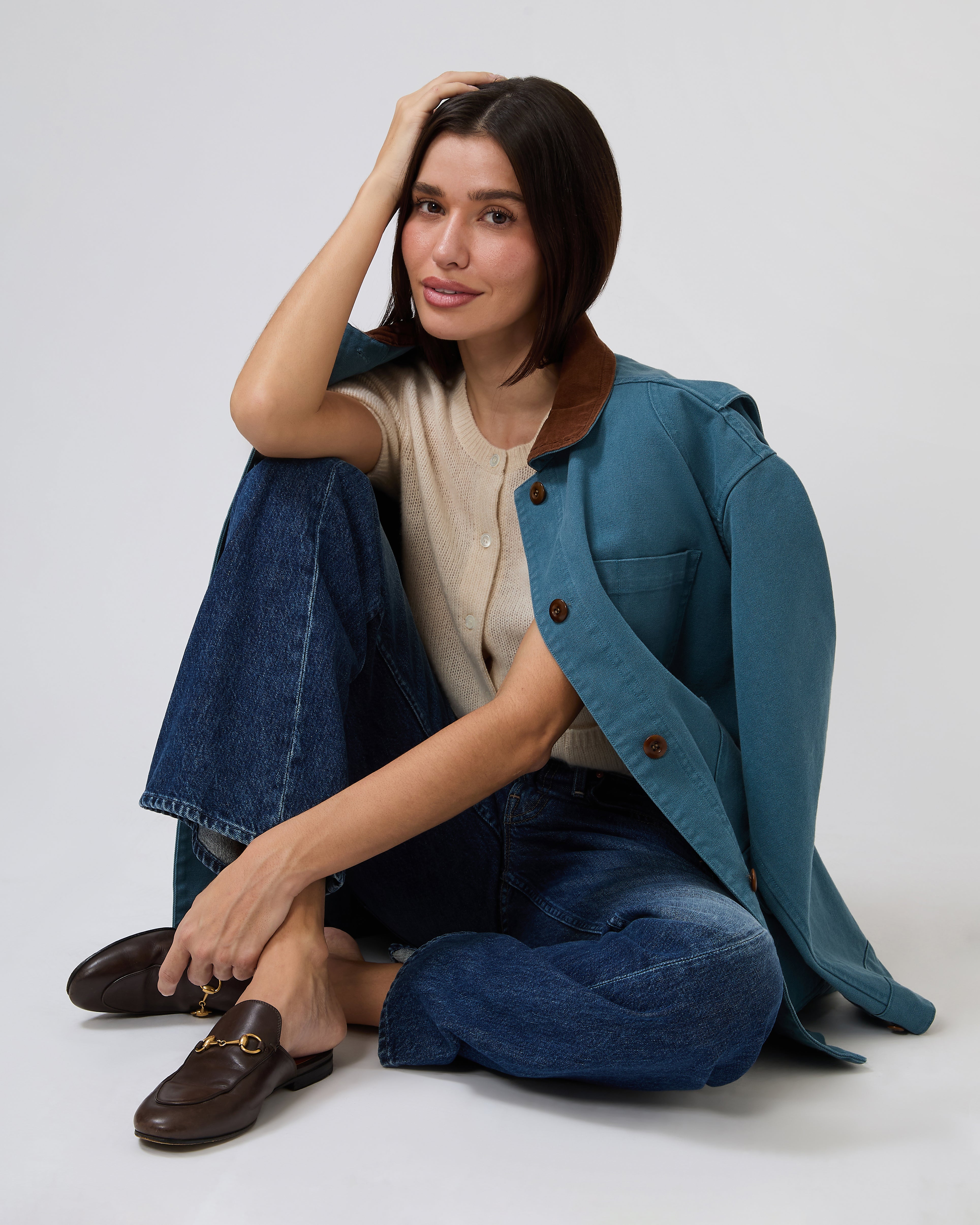 Pascual Jacket in Caspian Blue