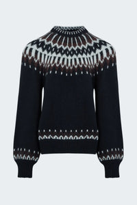 Field Sweater in Black Aberdeen