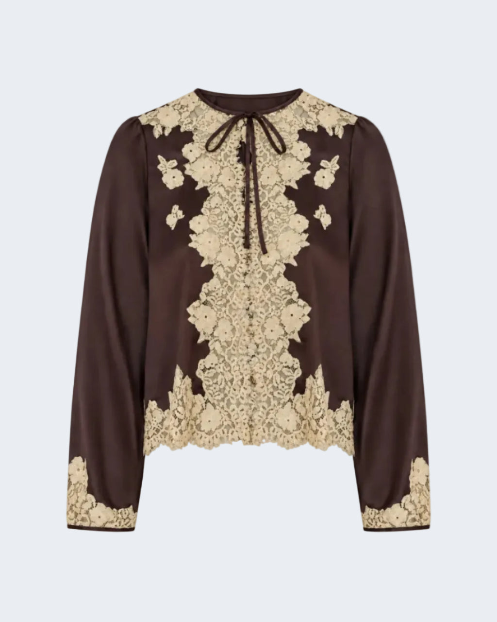 Lucine Top in Equestrian Brown