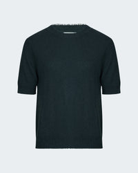 Cashmere Distressed Tee in Breen