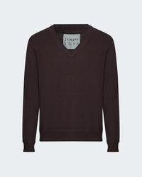 Double V-Neck Sweater in Pluto