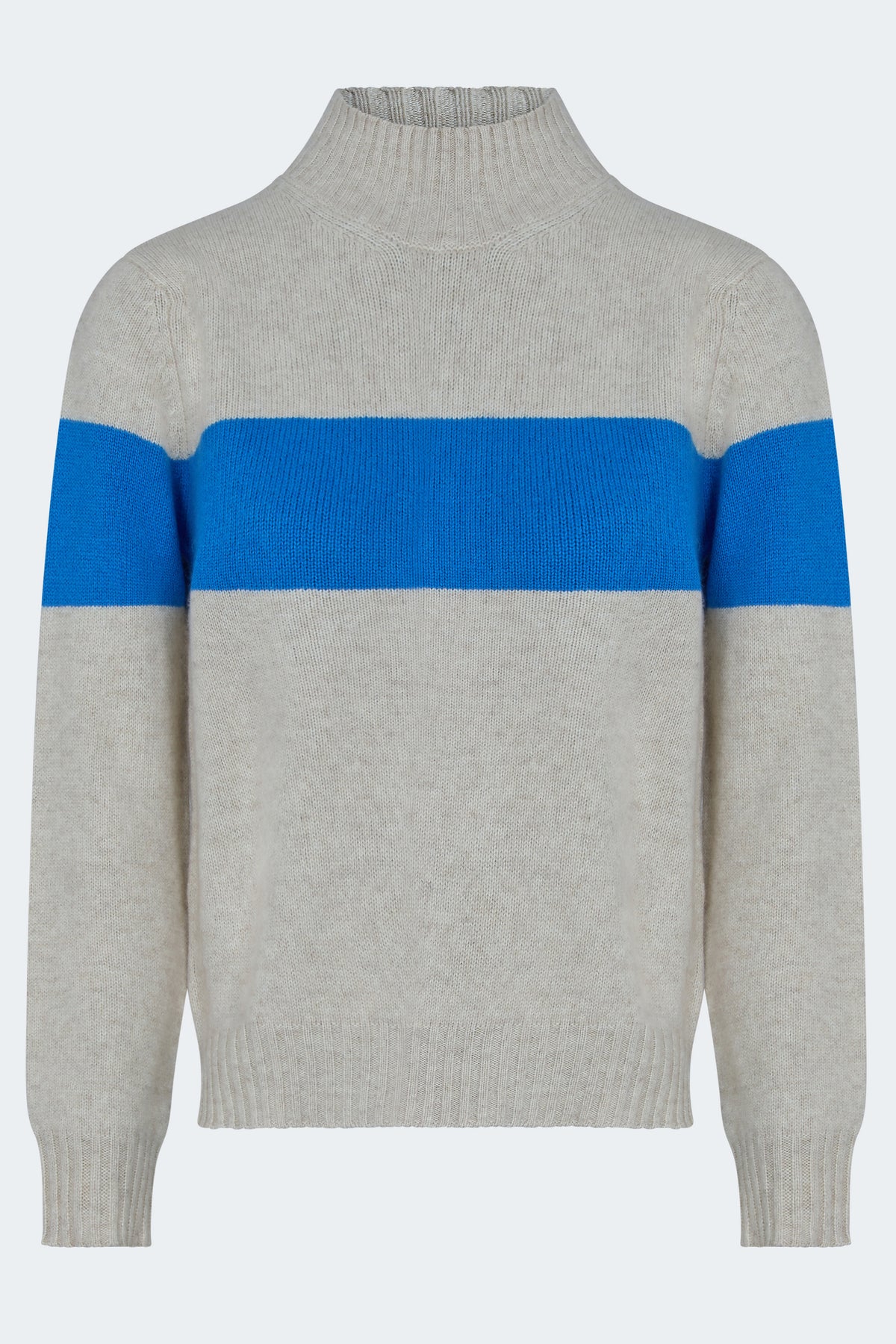One Stripe Turtleneck Buff Sky
