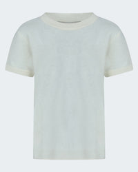 Oversized Brushed Tee in Jasmine
