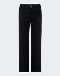 Mason Ankle Jean in Black Overdye Velvet