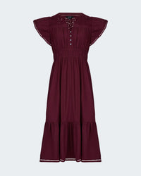 Gianna Dress in Port