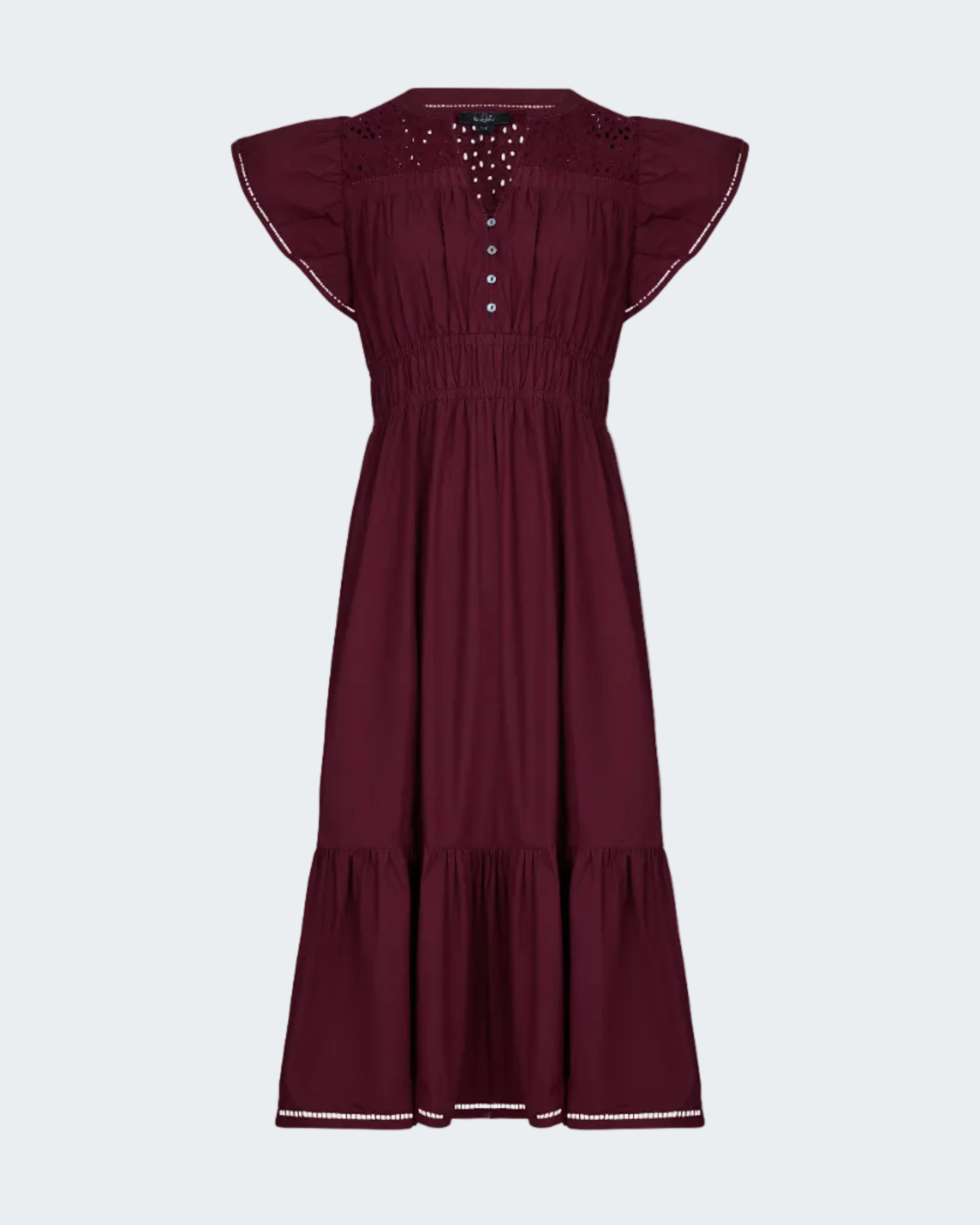 Gianna Dress in Port