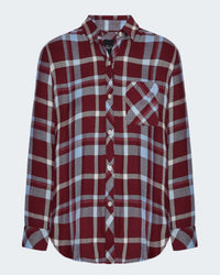 Hunter Shirt in Plum Cream