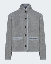 Olympe Wool Jacket in Beige Gris
