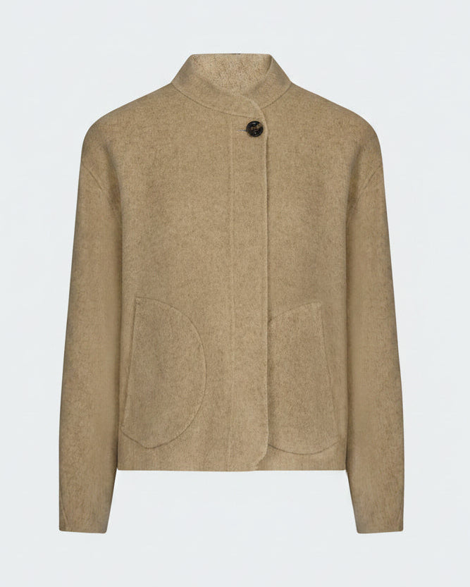 Windsor Jacket in Beige Chine