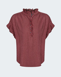 Brie Top in Cocoa Berry