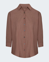 Bowie Shirt in Ginger Brown