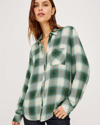 Hunter Shirt in Olive Ivory