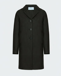 Boxy Coat in Dark Khaki