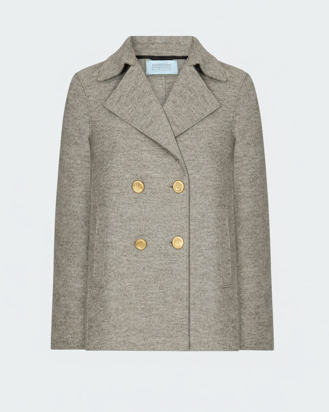 Peacoat in Natural Casha