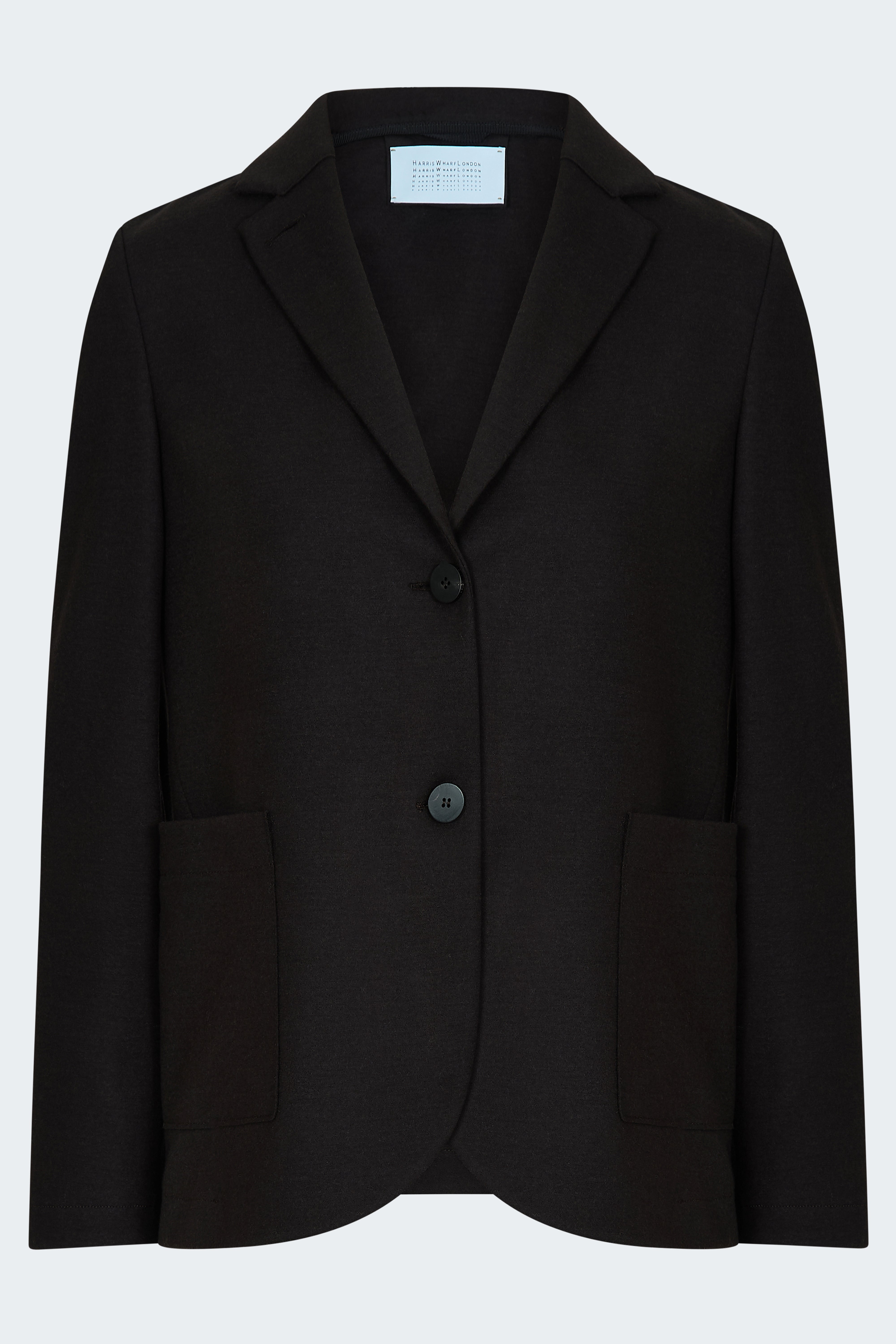 Stand Up Collar Blazer in Dark Brown