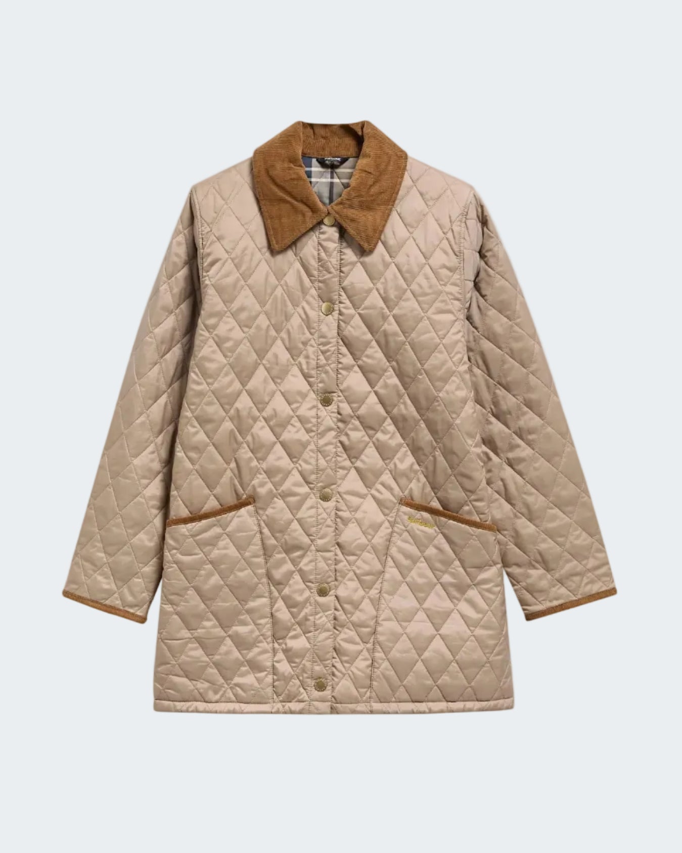Liddesdale Quilted Jacket in Light Trench Birchwood