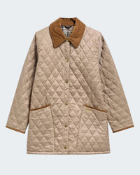 Liddesdale Quilted Jacket in Light Trench Birchwood