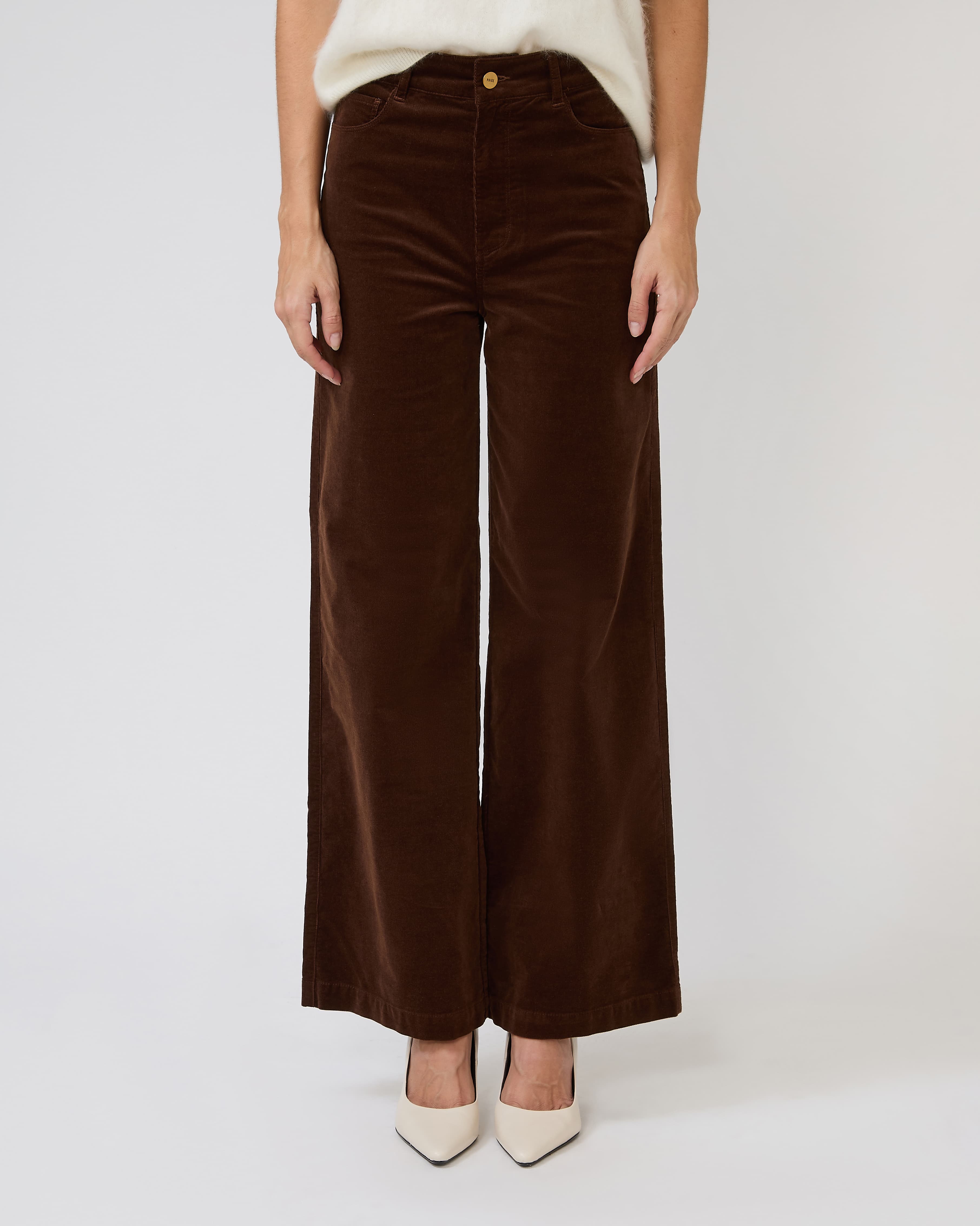 Anessa Wide Jean in Hickory Cord