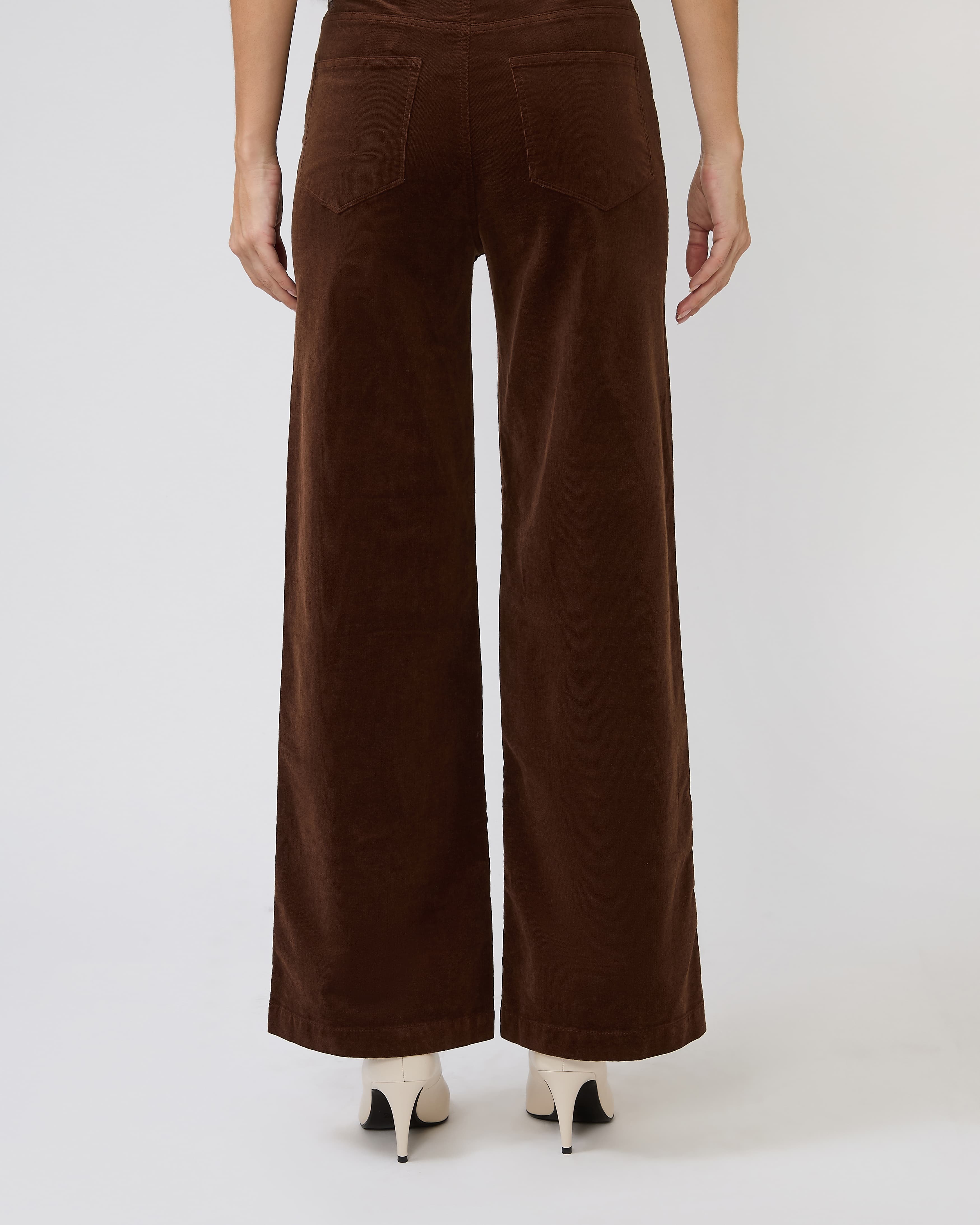 Anessa Wide Jean in Hickory Cord