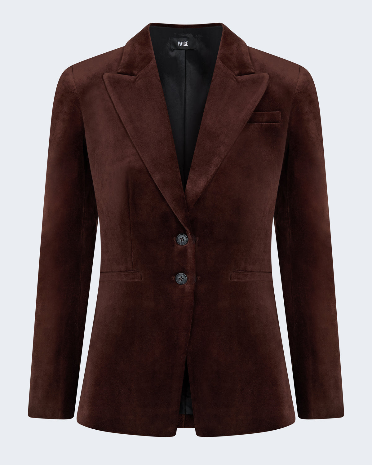 Chelsee Blazer in Burgundy Velvet