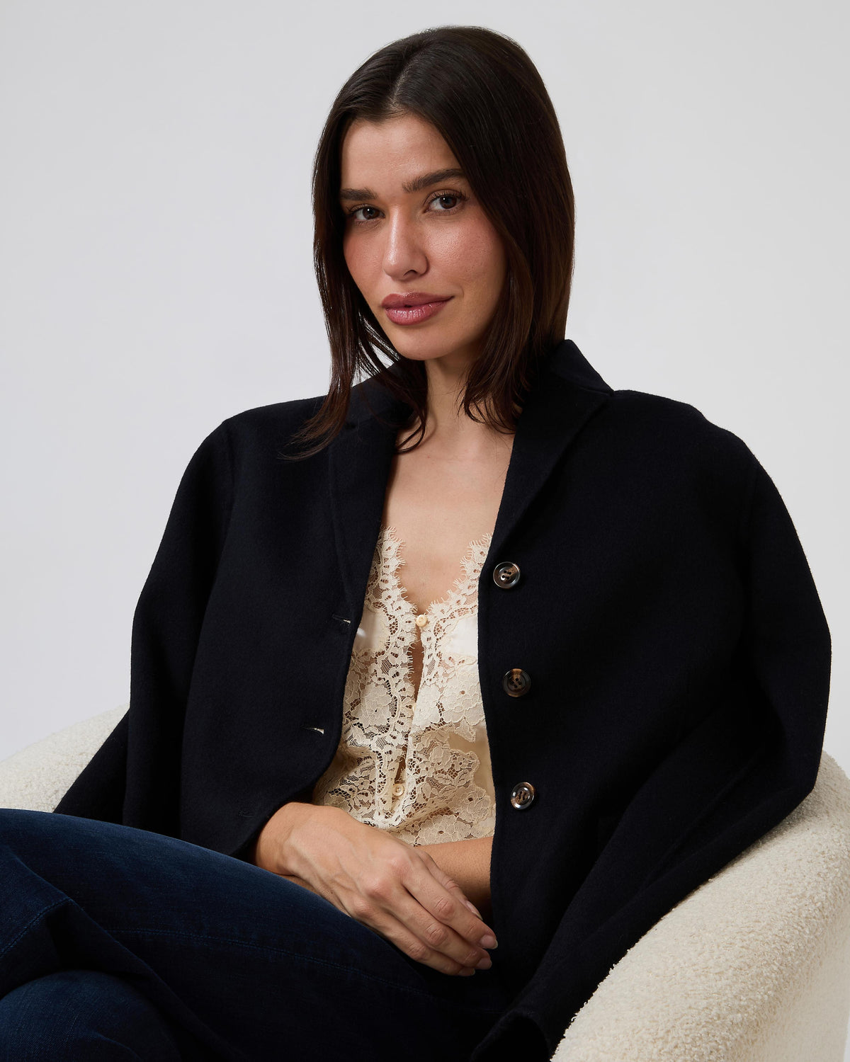 Hespera Jacket in Navy