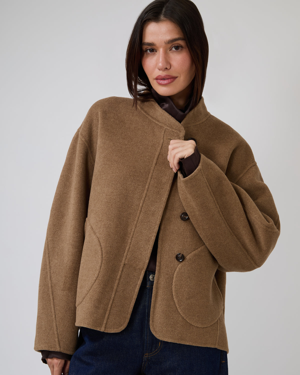 Windsor Jacker in Camel Chine