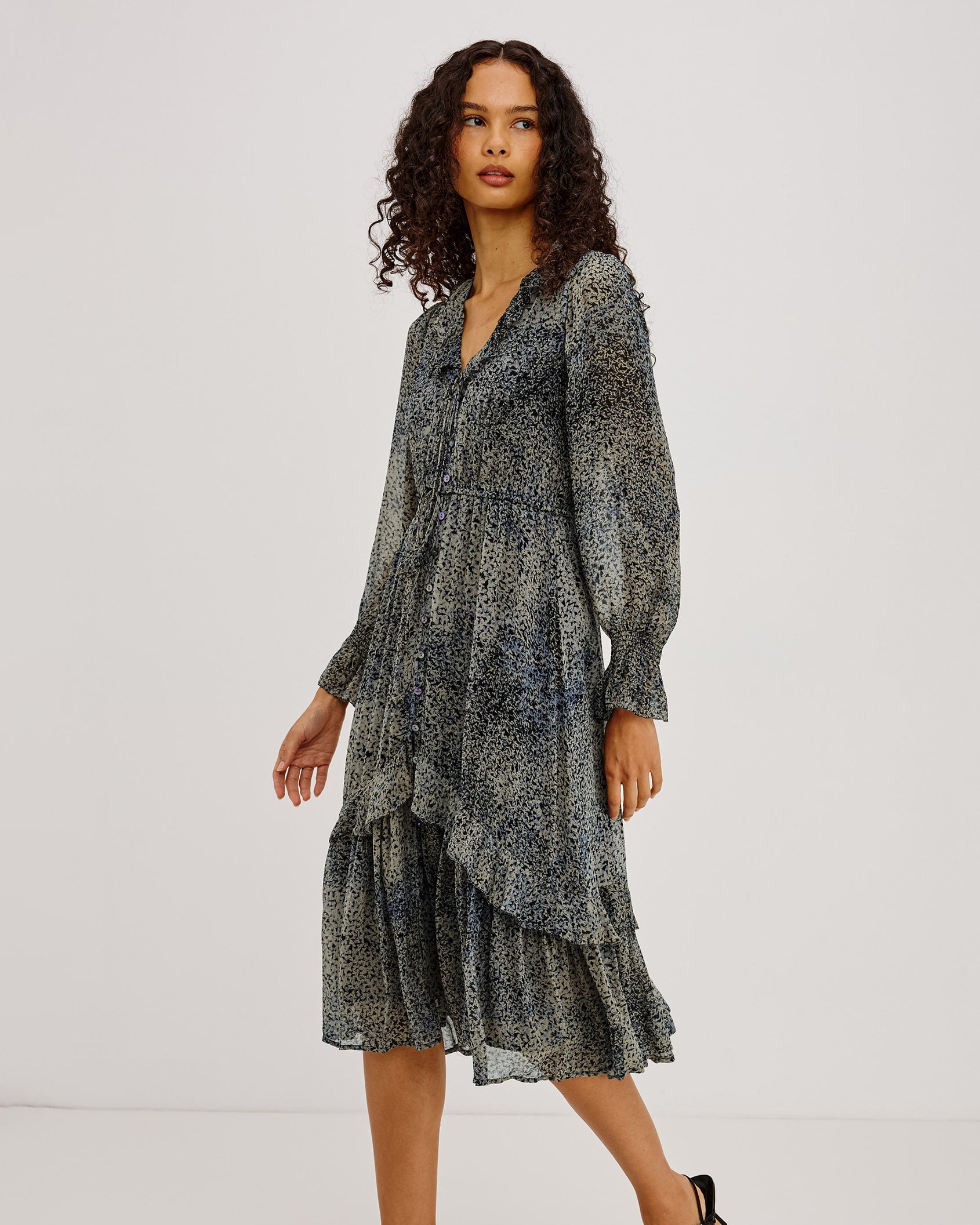 Theresa Dress in Agate