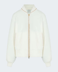 Klaudia Fleece Jacket in Egret