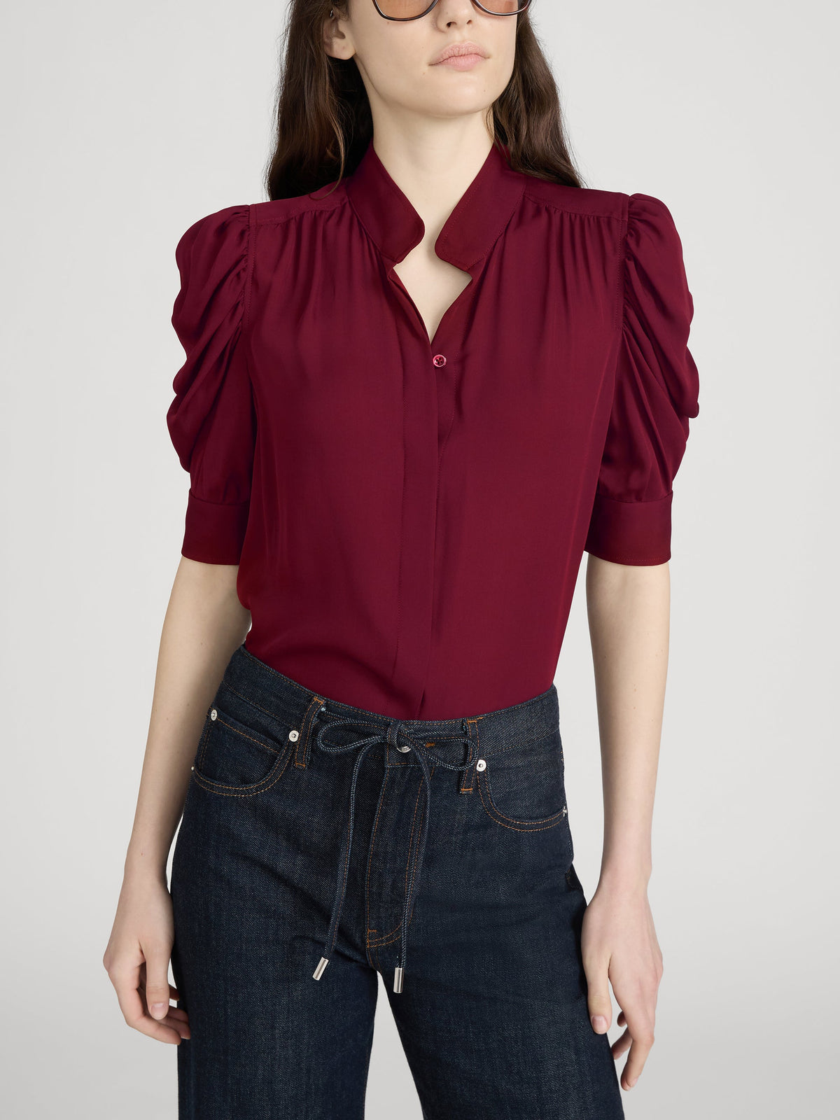 Gillian Top in Currant