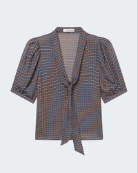 Sonnet Blouse in Plaid Multi