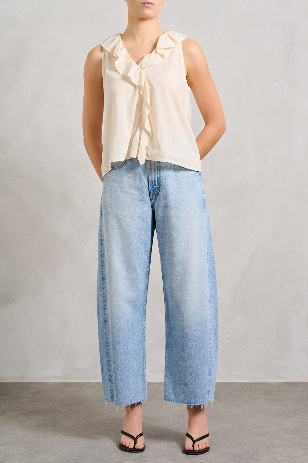 Casara Shirt in Oysterette