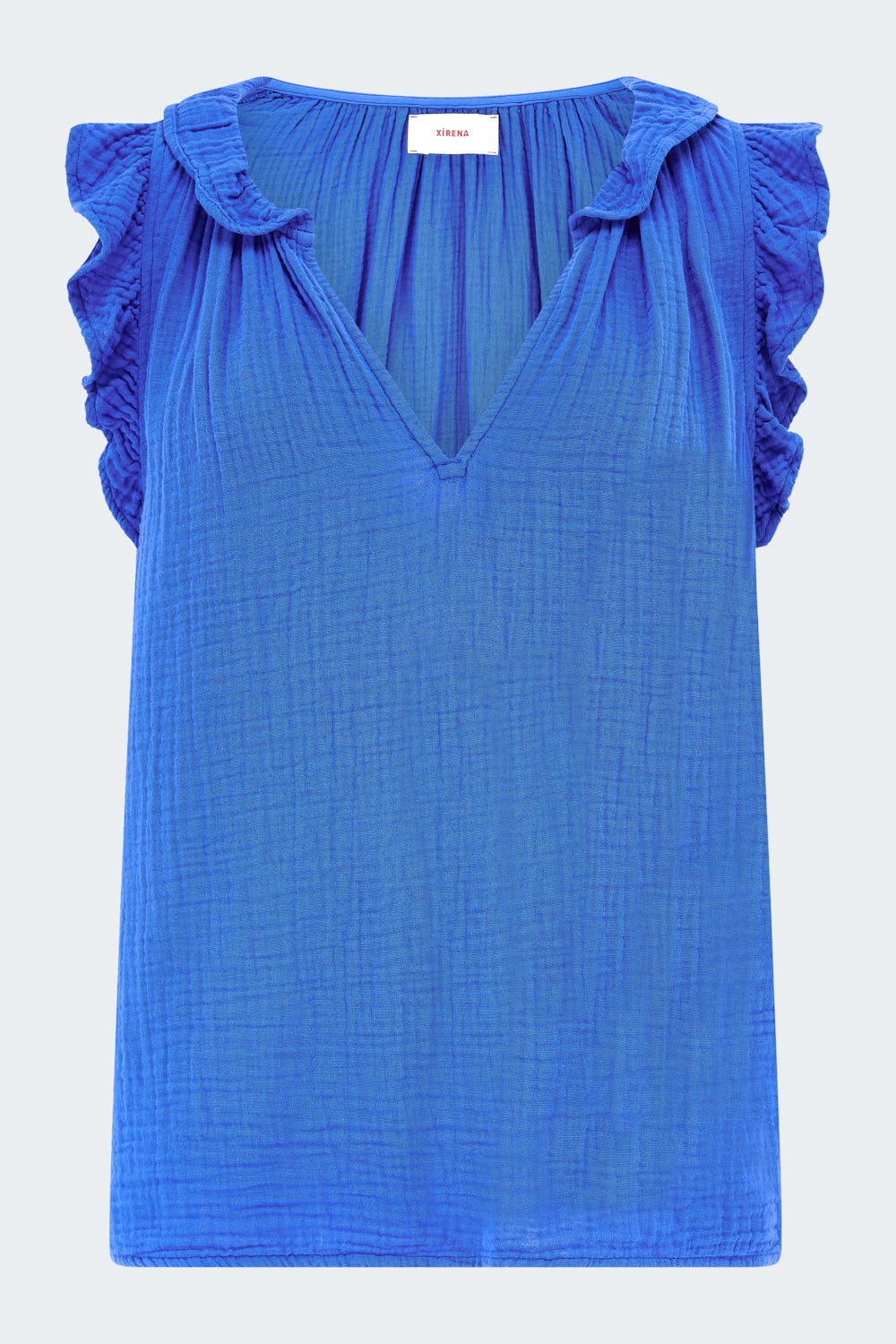 Bex Gauze Top in Nautical Blue