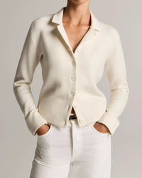 Double Face Cardi in Off White