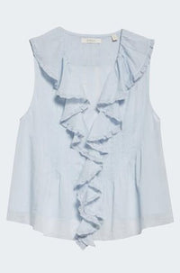 Hilda Top in Alice Blue