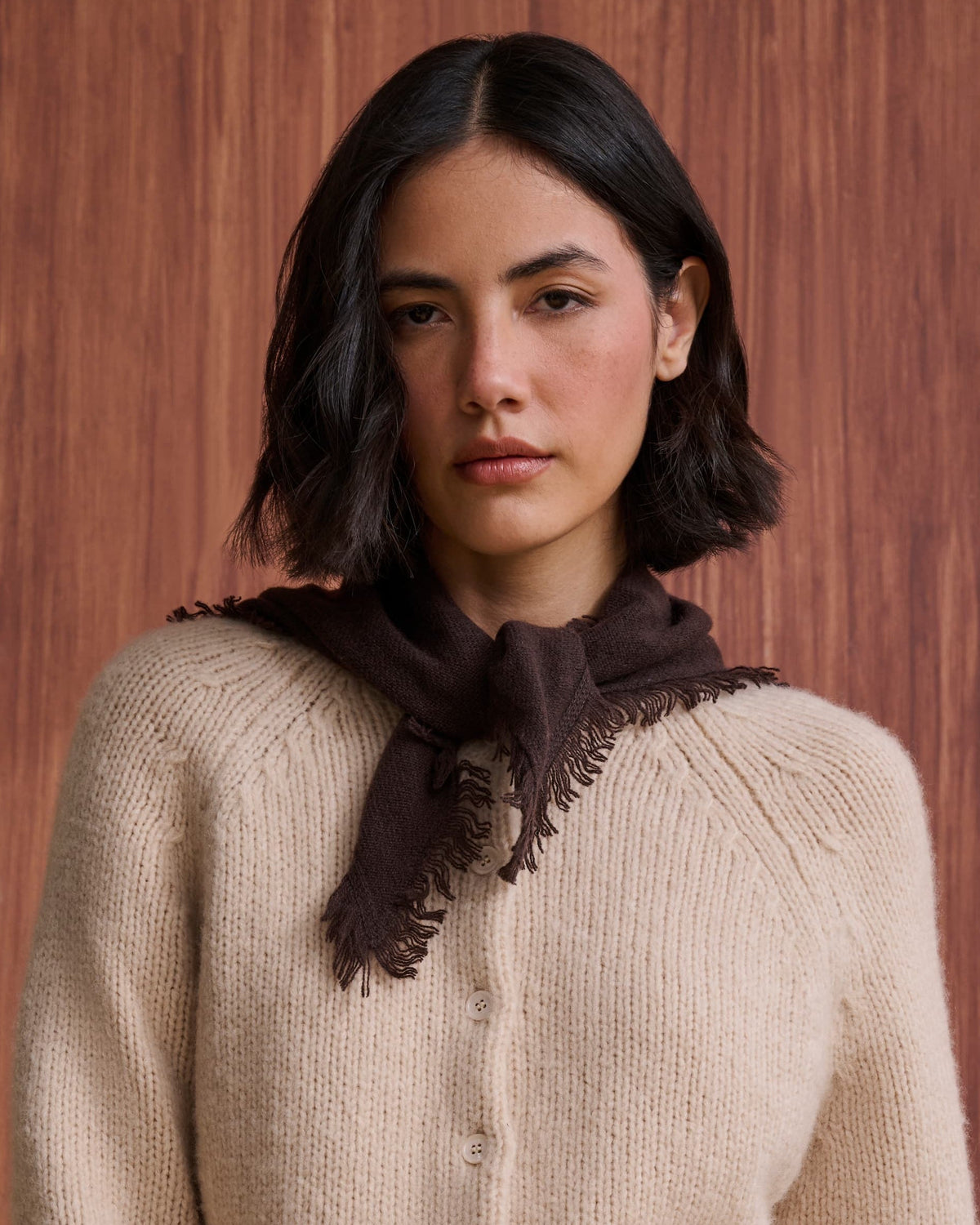 Triangle Distressed Scarf in Pluto