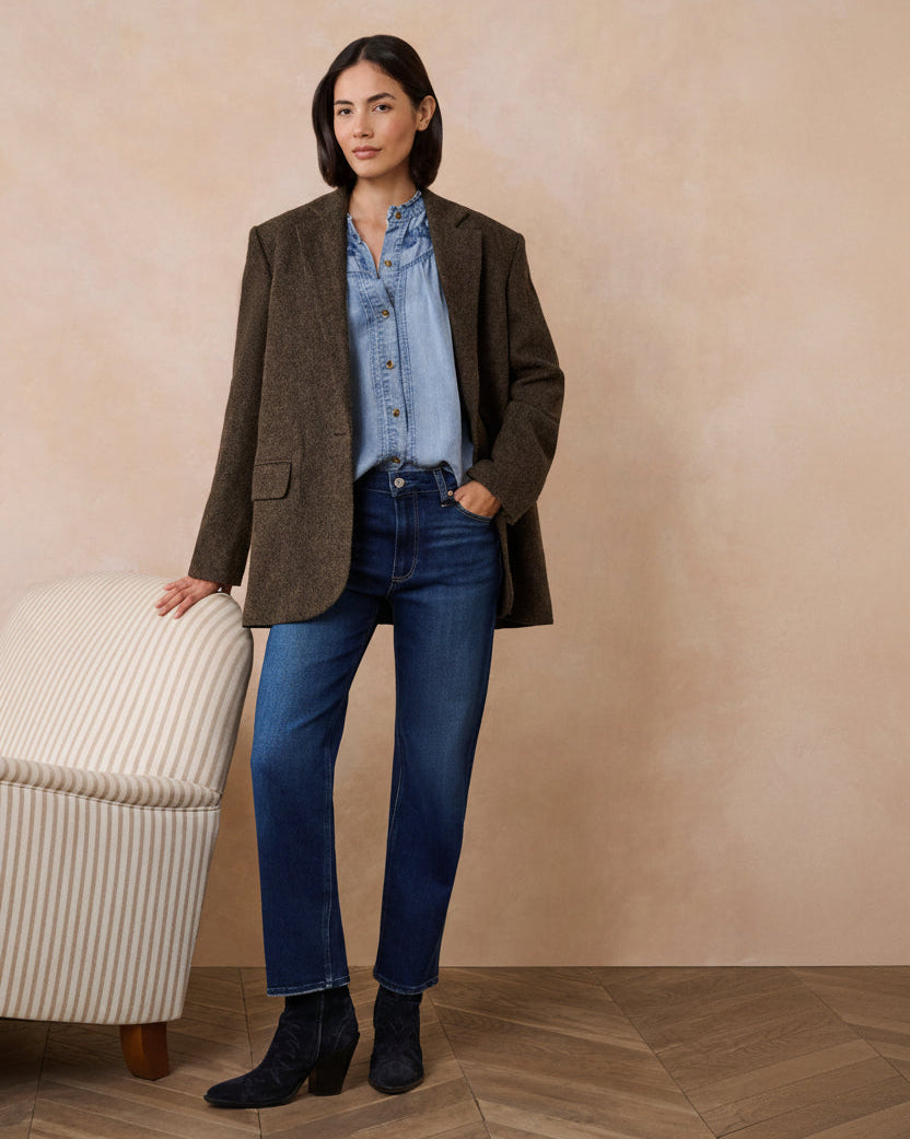 Mason Ankle Straight Jean In Overdrive