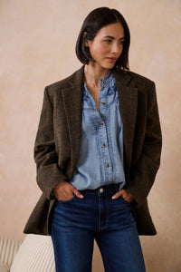 Sevres Jacket in Marron Navy