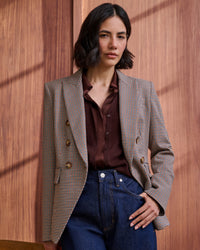 Miller Dickey Jacket in Rustic Navy Multi