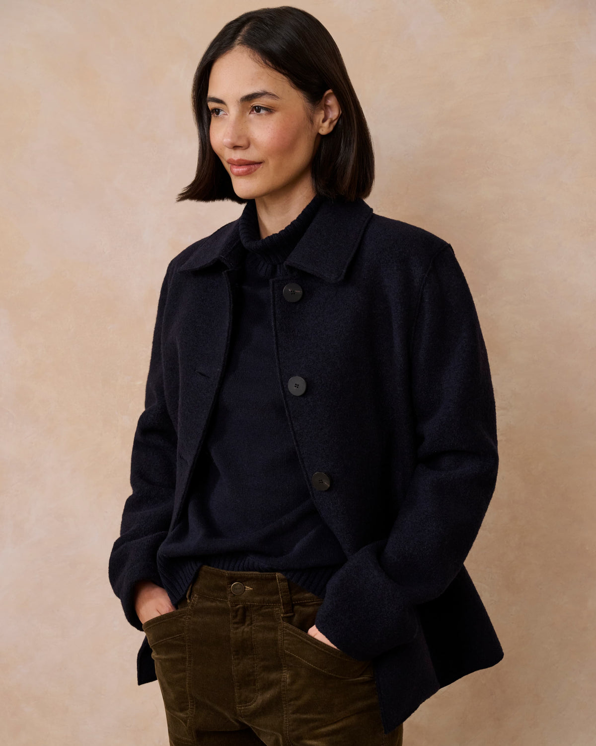 Travel Mac in Navy Blue