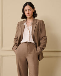 Fine Wool Blazer in Canyon