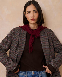 Jac Jacket in Oxford Plum