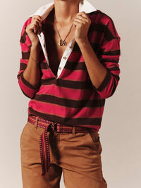 Troy Top in Chocolate Cherry