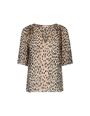 REBECCA TAYLOR - Pebble Leopard Blouse